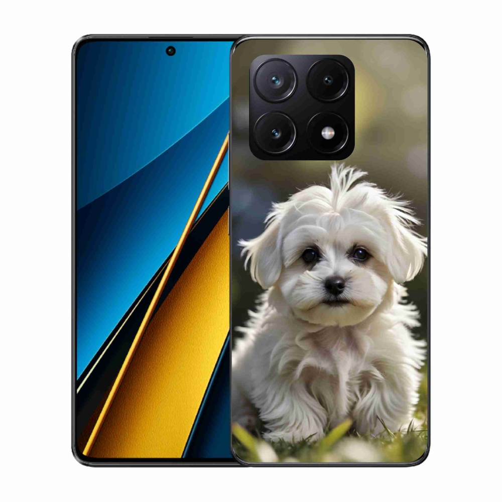 Gélový kryt mmCase na Xiaomi Poco X6 Pro 5G - roztomilý maltézsky psík
