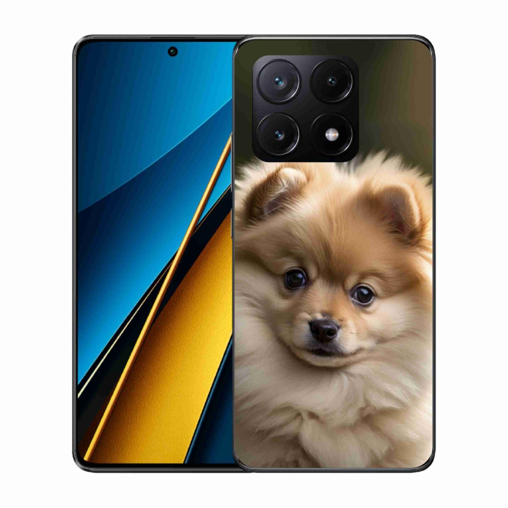 Gélový kryt mmCase na Xiaomi Poco X6 Pro 5G - roztomilý pomeranian 2