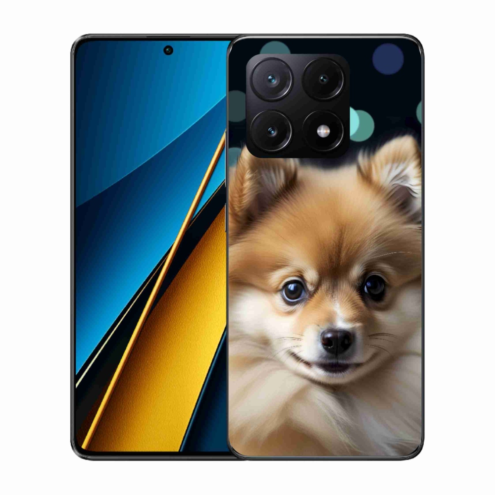 Gélový kryt mmCase na Xiaomi Poco X6 Pro 5G - roztomilý pomeranian