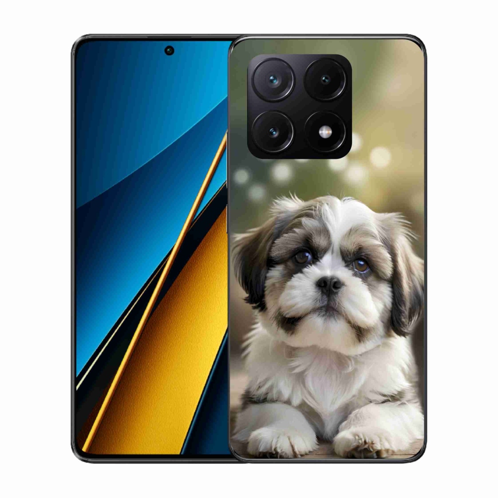 Gélový kryt mmCase na Xiaomi Poco X6 Pro 5G - roztomilý shih-tzu