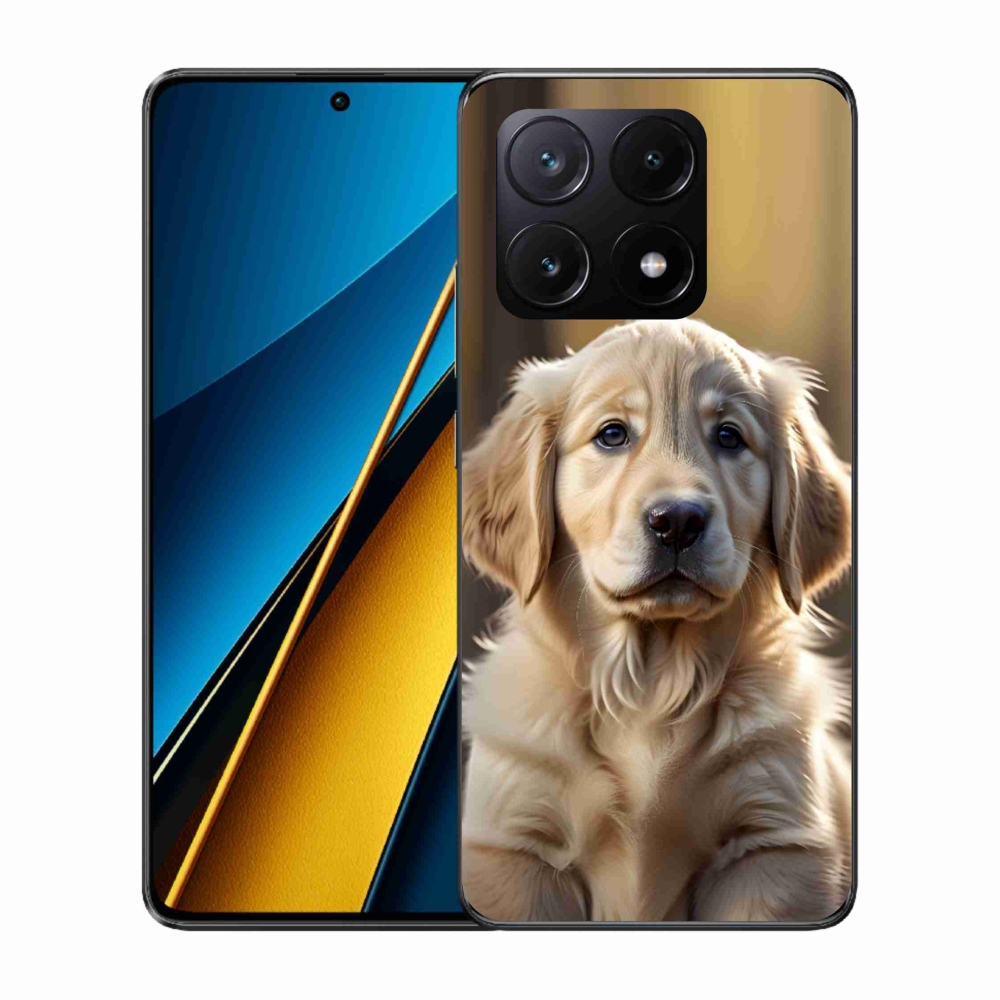Gélový kryt mmCase na Xiaomi Poco X6 Pro 5G - roztomilý zlatý retriever