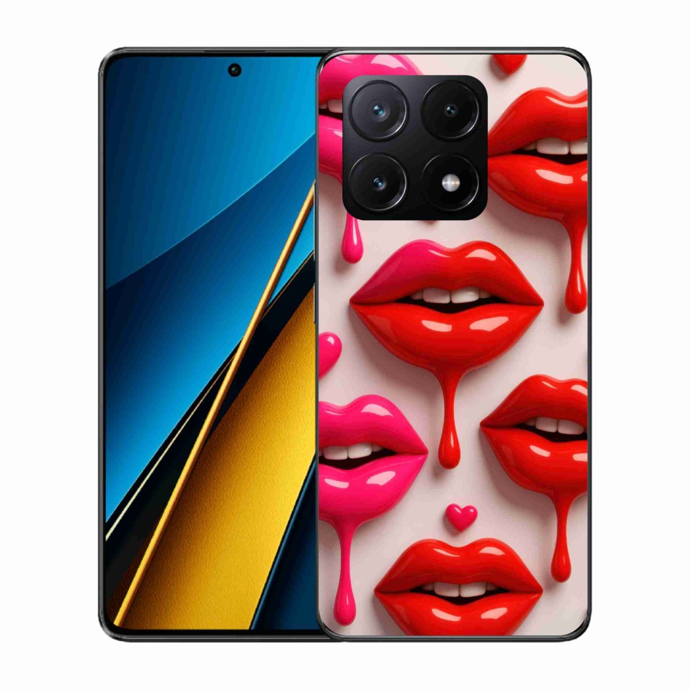 Gélový kryt mmCase na Xiaomi Poco X6 Pro 5G - pery 2