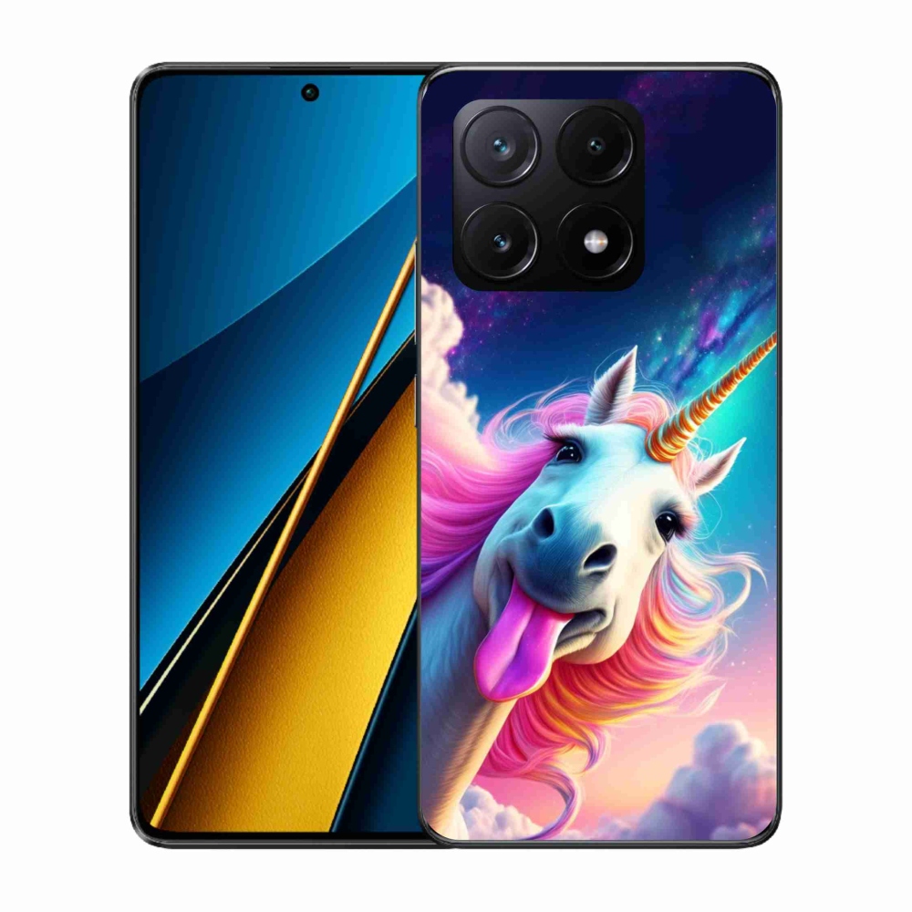 Gélový kryt mmCase na Xiaomi Poco X6 Pro 5G - šialený jednorožec