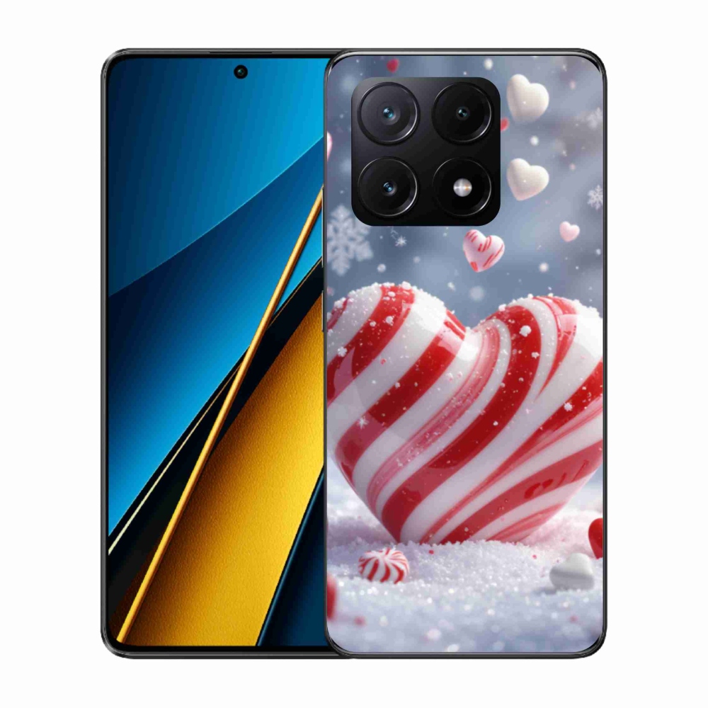Gélový kryt mmCase na Xiaomi Poco X6 Pro 5G - sladké srdce