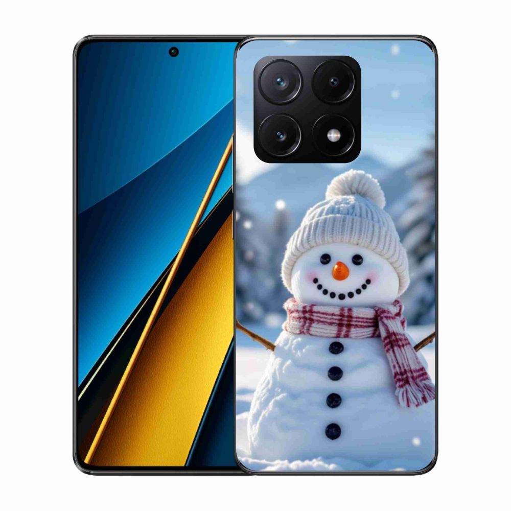 Gélový kryt mmCase na Xiaomi Poco X6 Pro 5G - snehuliak 3