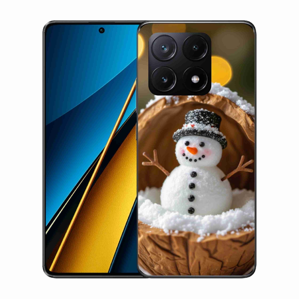 Gélový kryt mmCase na Xiaomi Poco X6 Pro 5G - snehuliak 4