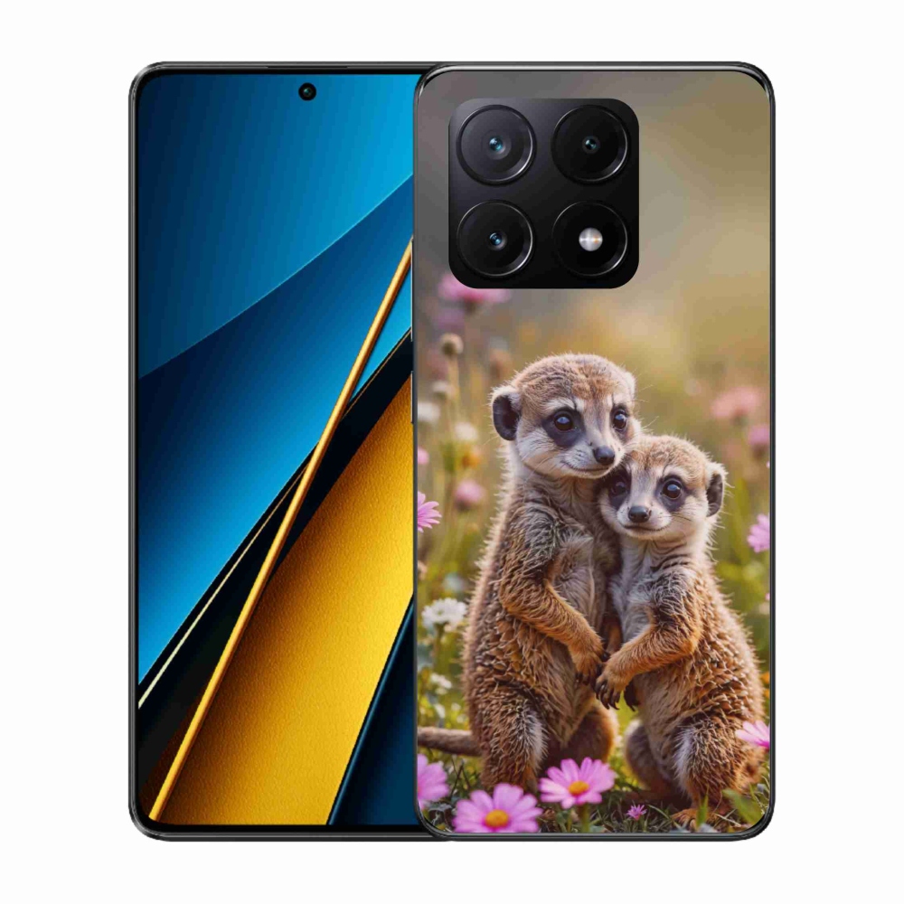 Gélový kryt mmCase na Xiaomi Poco X6 Pro 5G - surikatí duo
