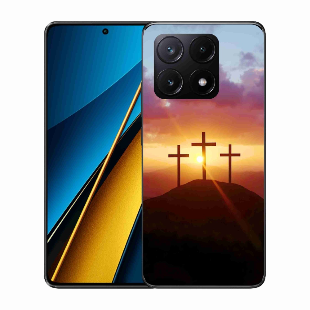 Gélový kryt mmCase na Xiaomi Poco X6 Pro 5G - tri kríža
