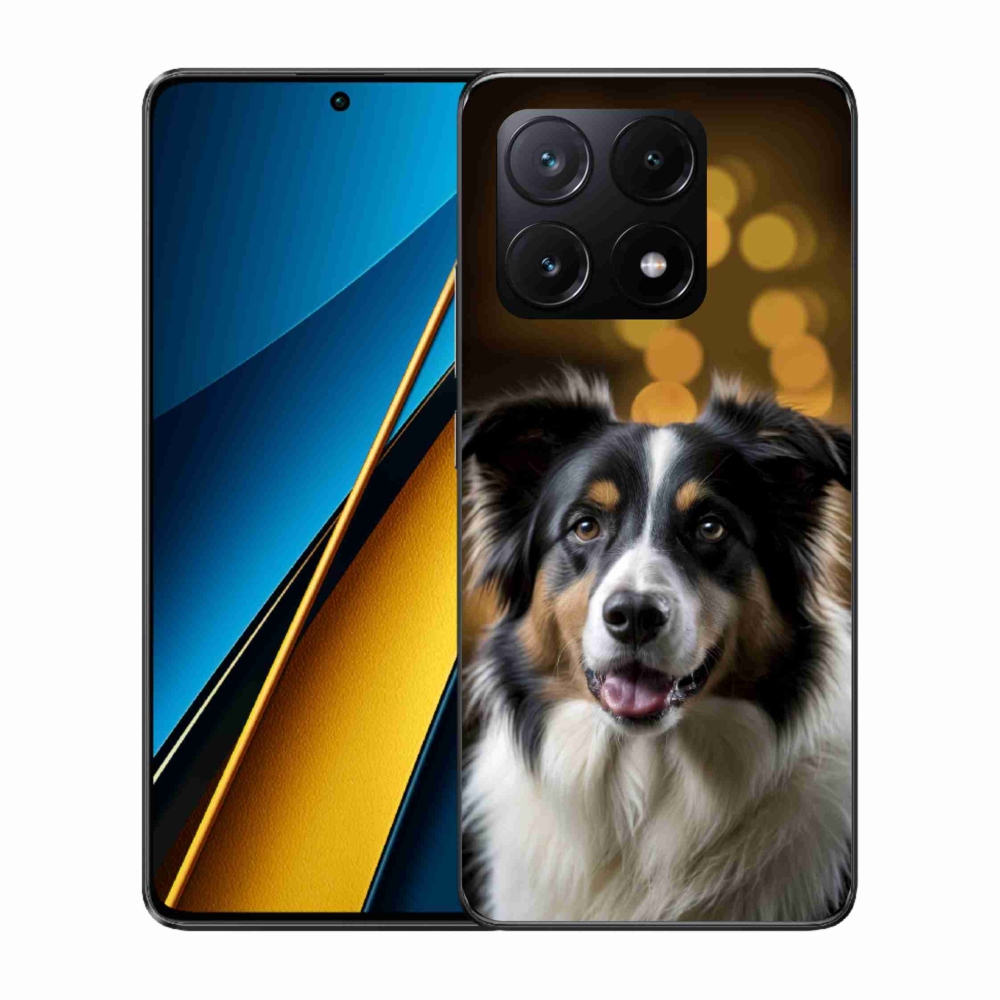 Gélový kryt mmCase na Xiaomi Poco X6 Pro 5G - usmievavý austrálsky ovčiak