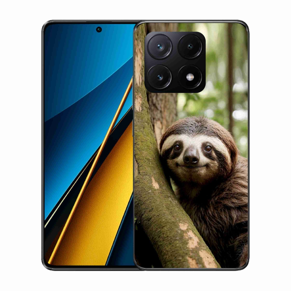 Gélový kryt mmCase na Xiaomi Poco X6 Pro 5G - usmievavý leňochod