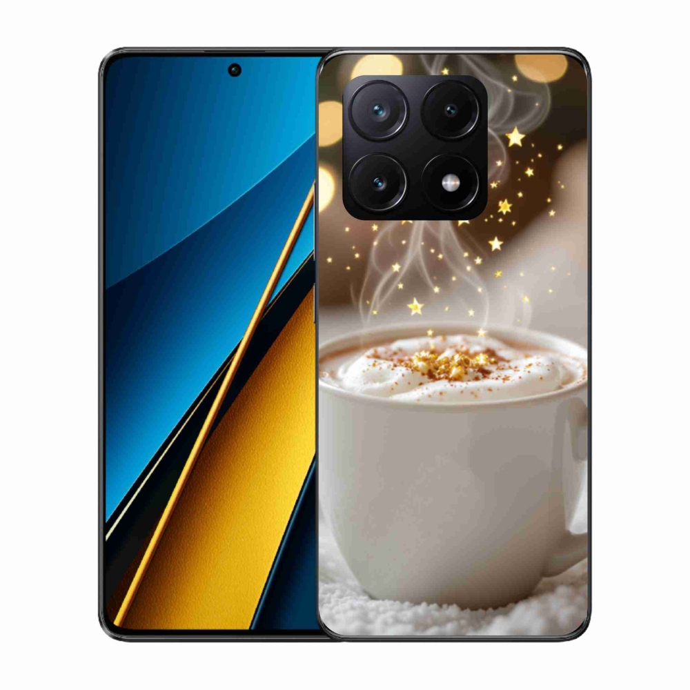 Gélový kryt mmCase na Xiaomi Poco X6 Pro 5G - vianočný horúci nápoj
