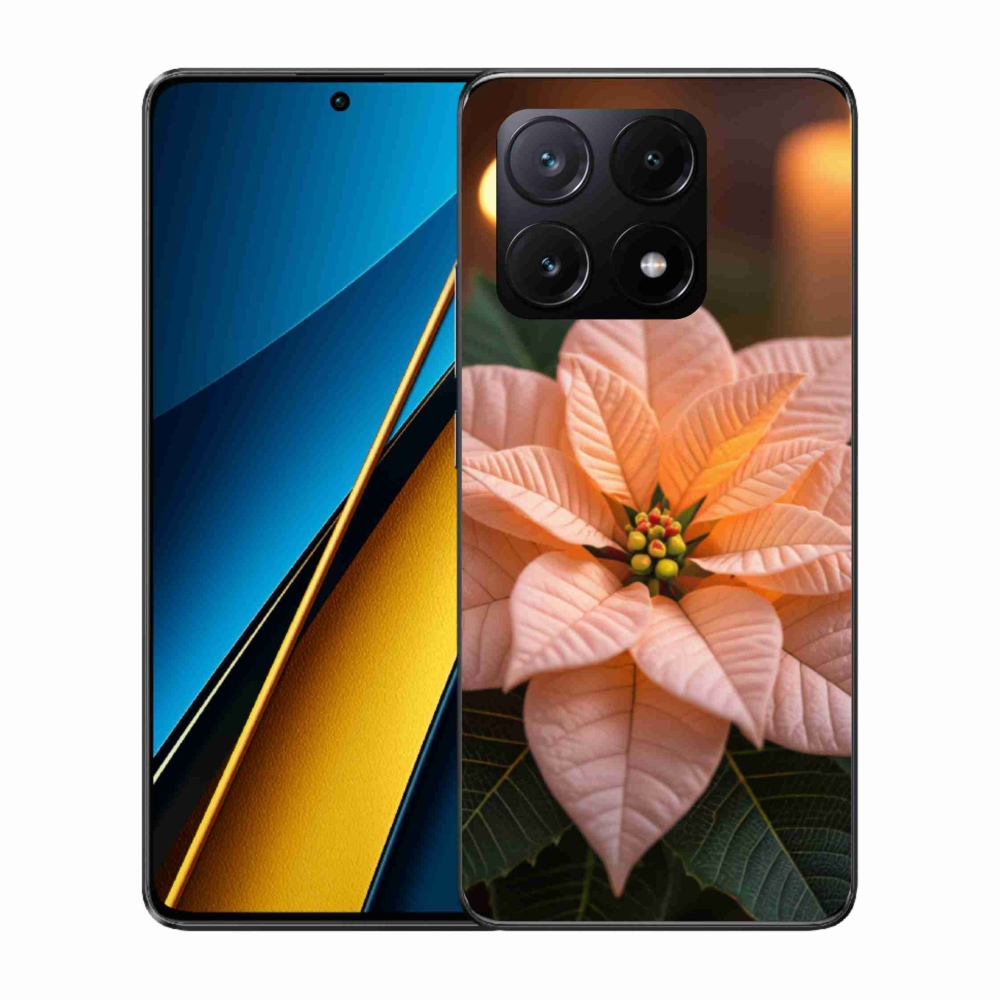 Gélový kryt mmCase na Xiaomi Poco X6 Pro 5G - vianočná hviezda