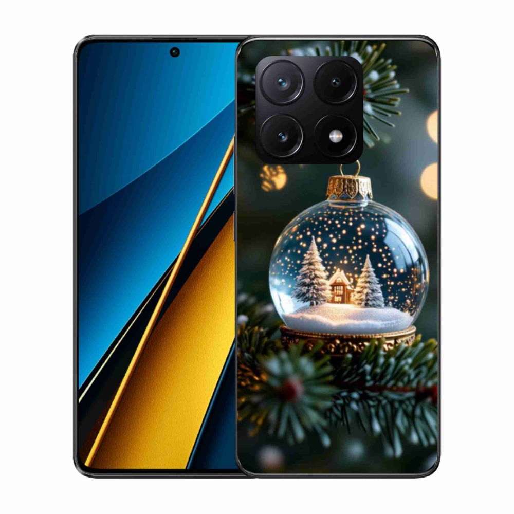 Gélový kryt mmCase na Xiaomi Poco X6 Pro 5G - vianočné gule 2