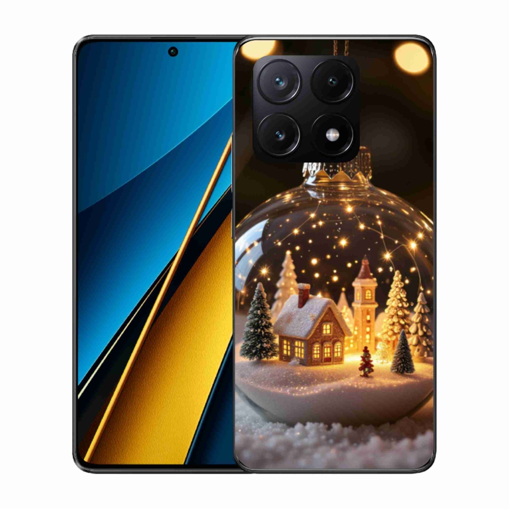 Gélový kryt mmCase na Xiaomi Poco X6 Pro 5G - vianočné gule 3