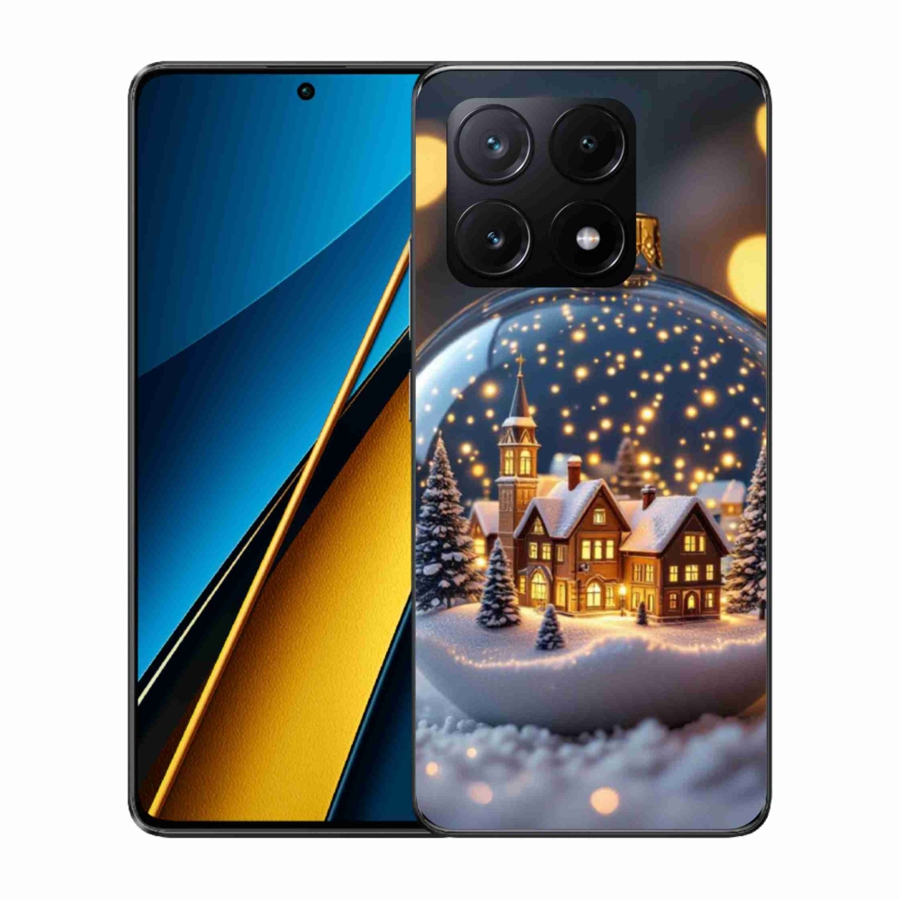 Gélový kryt mmCase na Xiaomi Poco X6 Pro 5G - vianočné gule 4