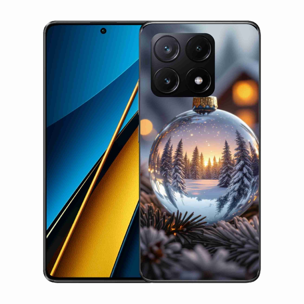 Gélový kryt mmCase na Xiaomi Poco X6 Pro 5G - vianočná ozdoba