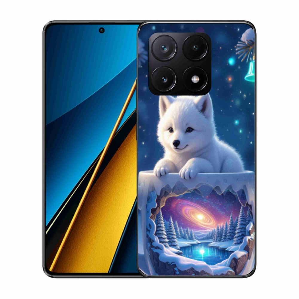 Gélový kryt mmCase na Xiaomi Poco X6 Pro 5G - vianočné šteňa