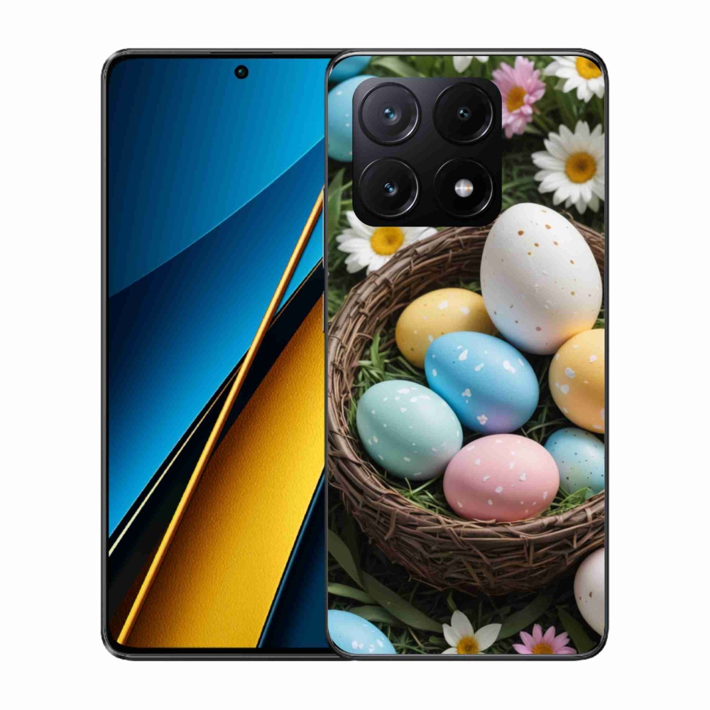 Gélový kryt mmCase na Xiaomi Poco X6 Pro 5G - veľkonočné vajíčka 2