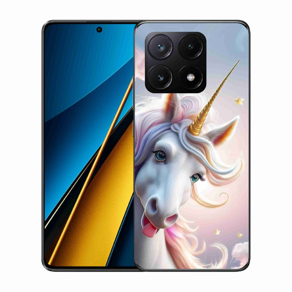 Gélový kryt mmCase na Xiaomi Poco X6 Pro 5G - veselý jednorožec