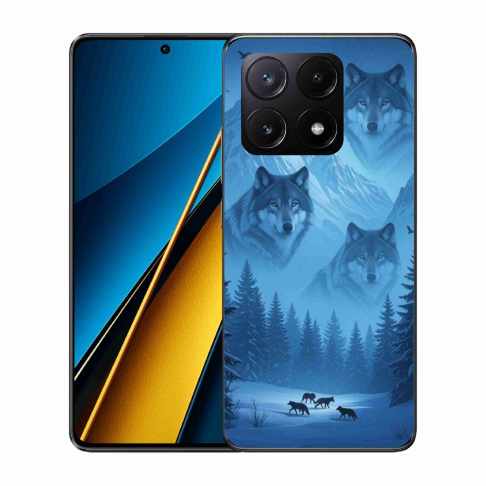 Gélový kryt mmCase na Xiaomi Poco X6 Pro 5G - vlčia svorka