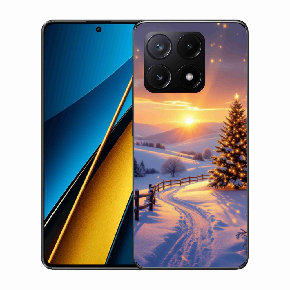 Gélový kryt mmCase na Xiaomi Poco X6 Pro 5G - zimná krajina
