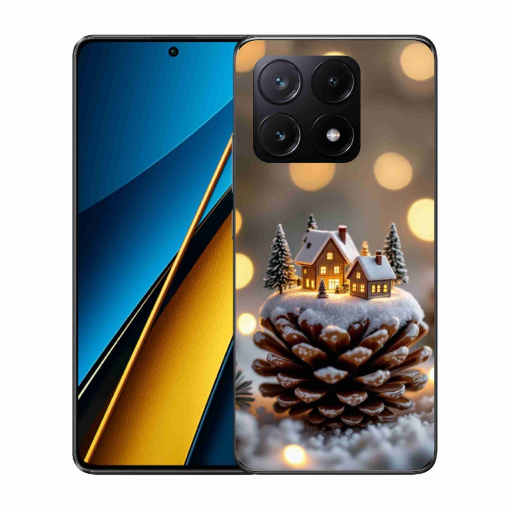 Gélový kryt mmCase na Xiaomi Poco X6 Pro 5G - zimná dedinka
