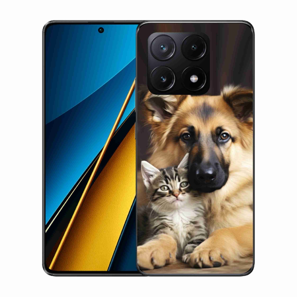 Gélový kryt mmCase na Xiaomi Poco X6 Pro 5G - zvieracie priateľstvo