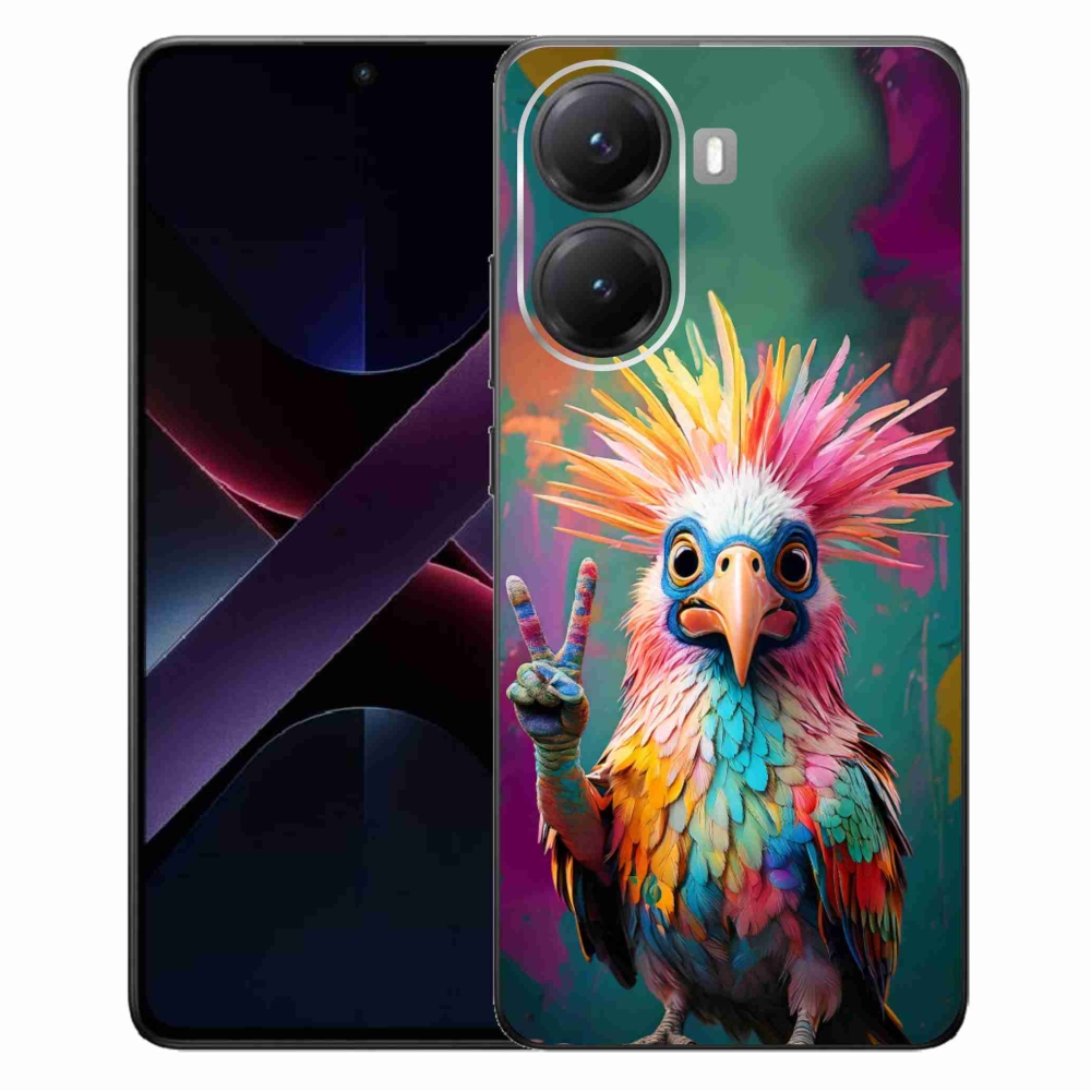 Gélový kryt mmCase na Xiaomi Poco X7 Pro 5G - farebný rebel