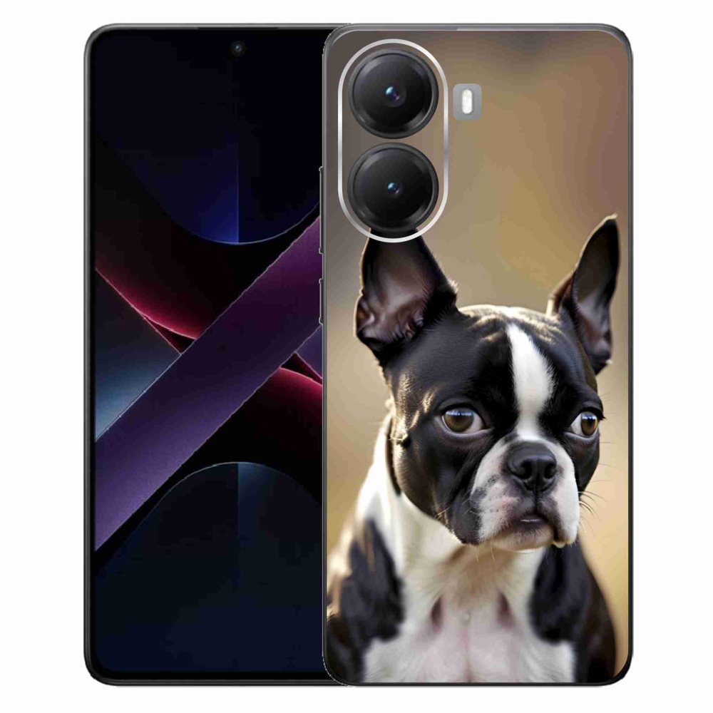 Gélový kryt mmCase na Xiaomi Poco X7 Pro 5G - bostonský teriér