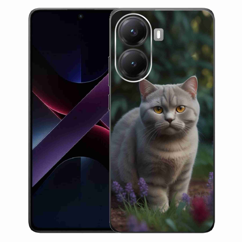 Gélový kryt mmCase na Xiaomi Poco X7 Pro 5G - britská mačka