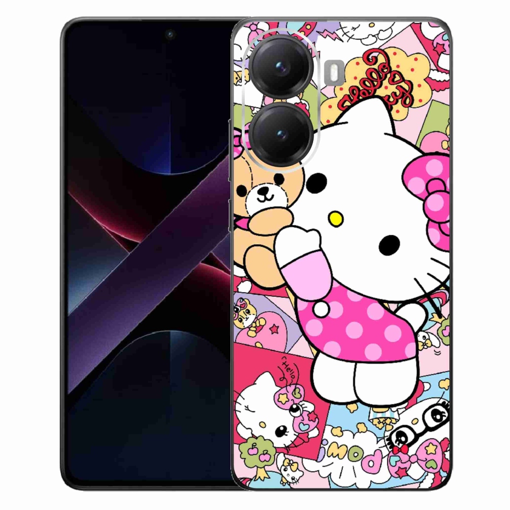 Gélový kryt mmCase na Xiaomi Poco X7 Pro 5G - cute kitty