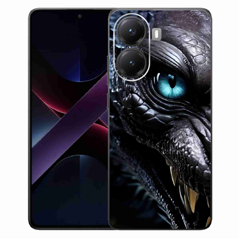 Gélový kryt mmCase na Xiaomi Poco X7 Pro 5G - dračí pohľad