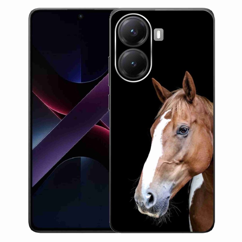 Gélový kryt mmCase na Xiaomi Poco X7 Pro 5G - hnedý kôň 3