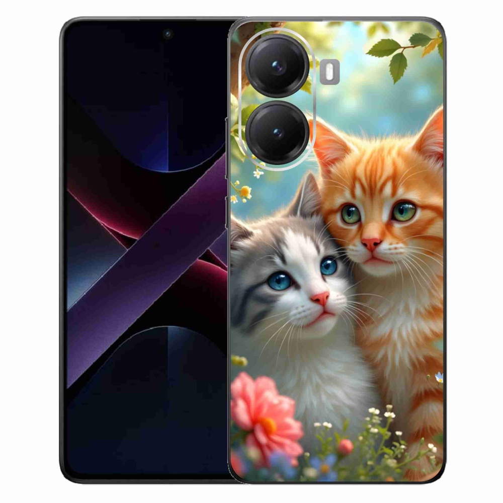 Gélový kryt mmCase na Xiaomi Poco X7 Pro 5G - mačacia láska 2