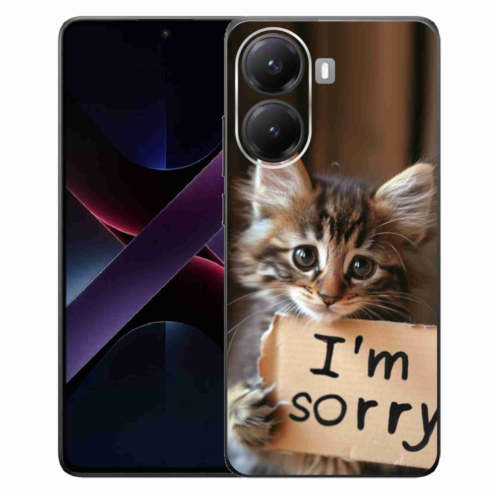 Gélový kryt mmCase na Xiaomi Poco X7 Pro 5G - mačacie ospravedlnenie