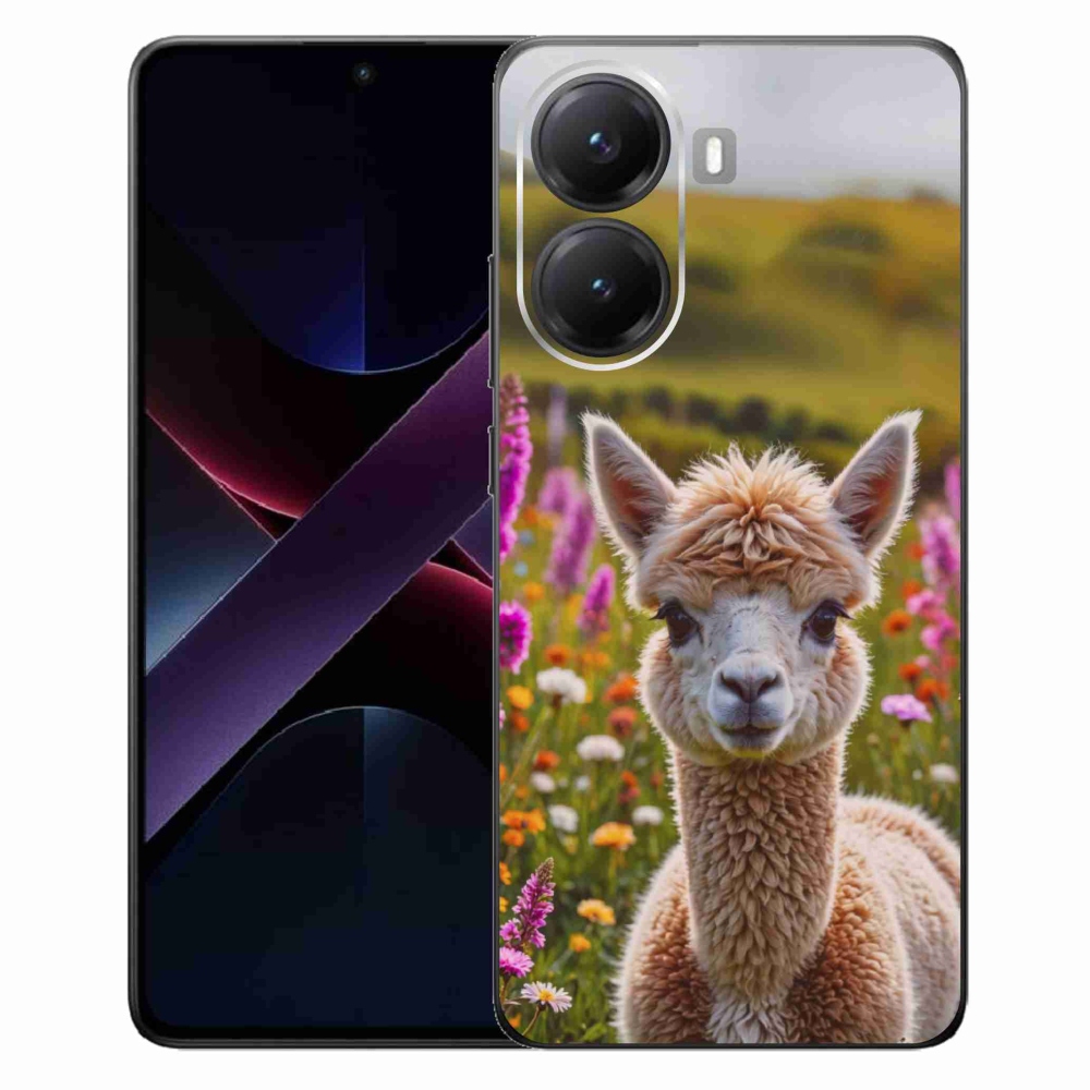 Gélový kryt mmCase na Xiaomi Poco X7 Pro 5G - lama na lúke