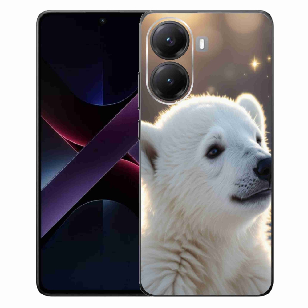 Gélový kryt mmCase na Xiaomi Poco X7 Pro 5G - ľadový medveď