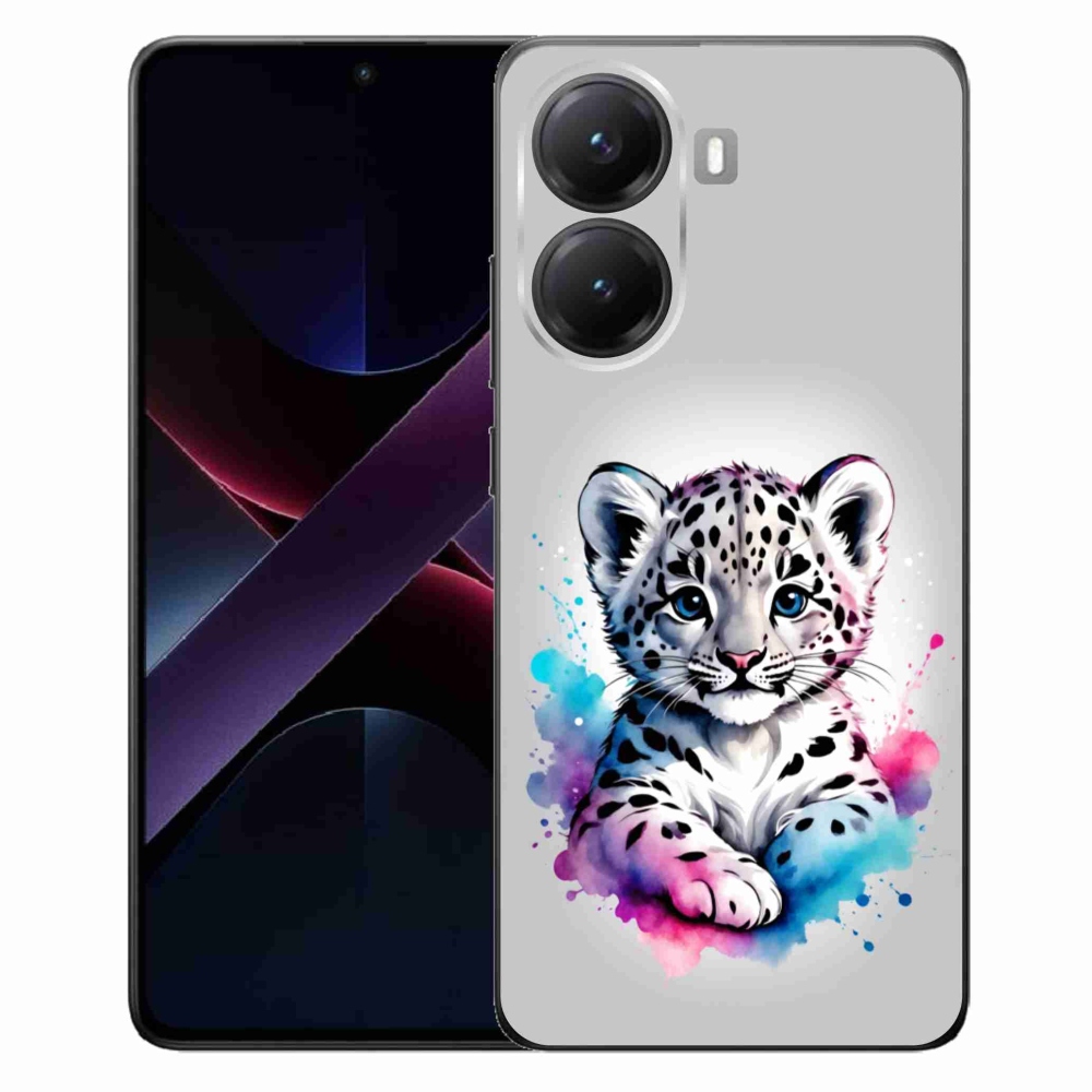 Gélový kryt mmCase na Xiaomi Poco X7 Pro 5G - leopardej mláďa