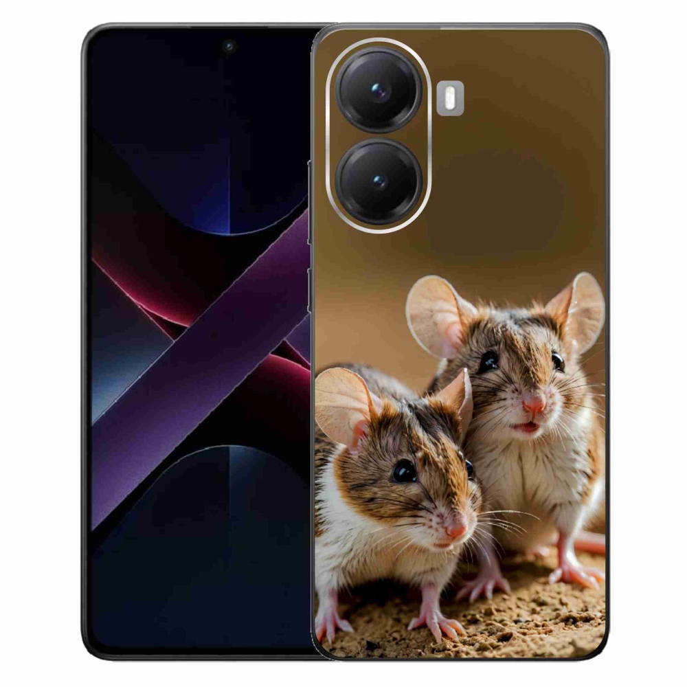 Gélový kryt mmCase na Xiaomi Poco X7 Pro 5G - myší duo