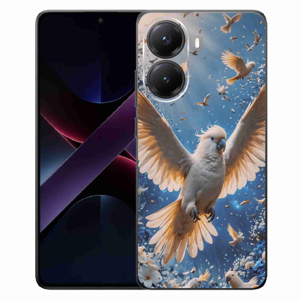 Gélový kryt mmCase na Xiaomi Poco X7 Pro 5G - papagáj kakadu