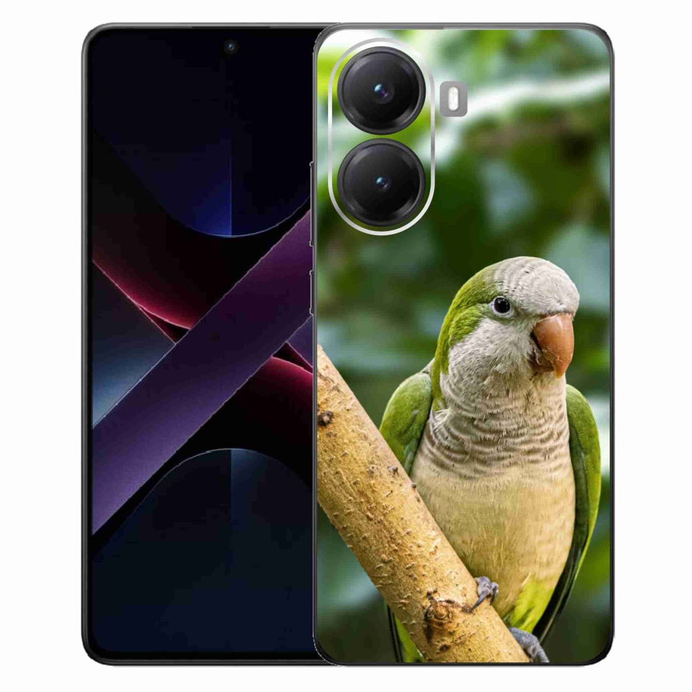 Gélový kryt mmCase na Xiaomi Poco X7 Pro 5G - papagáj mníšok