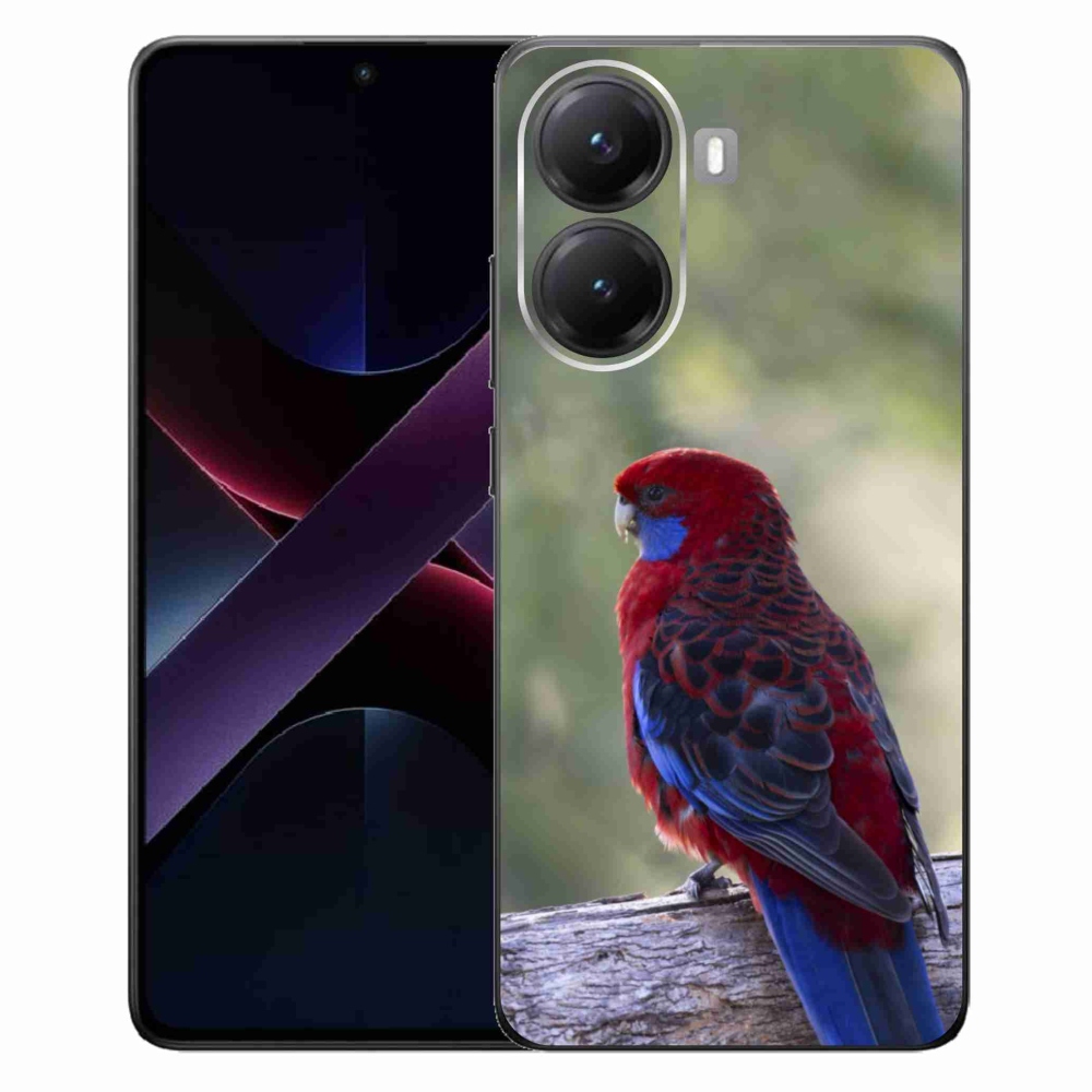 Gélový kryt mmCase na Xiaomi Poco X7 Pro 5G - papagáj rosela