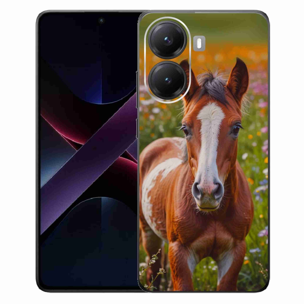 Gélový kryt mmCase na Xiaomi Poco X7 Pro 5G - roztomilé žriebä