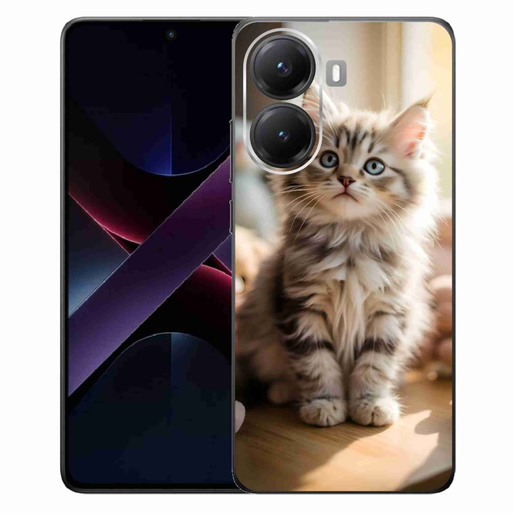 Gélový kryt mmCase na Xiaomi Poco X7 Pro 5G - roztomilé mačiatko 10