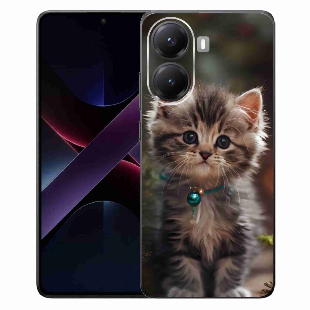 Gélový kryt mmCase na Xiaomi Poco X7 Pro 5G - roztomilé mačiatko 11