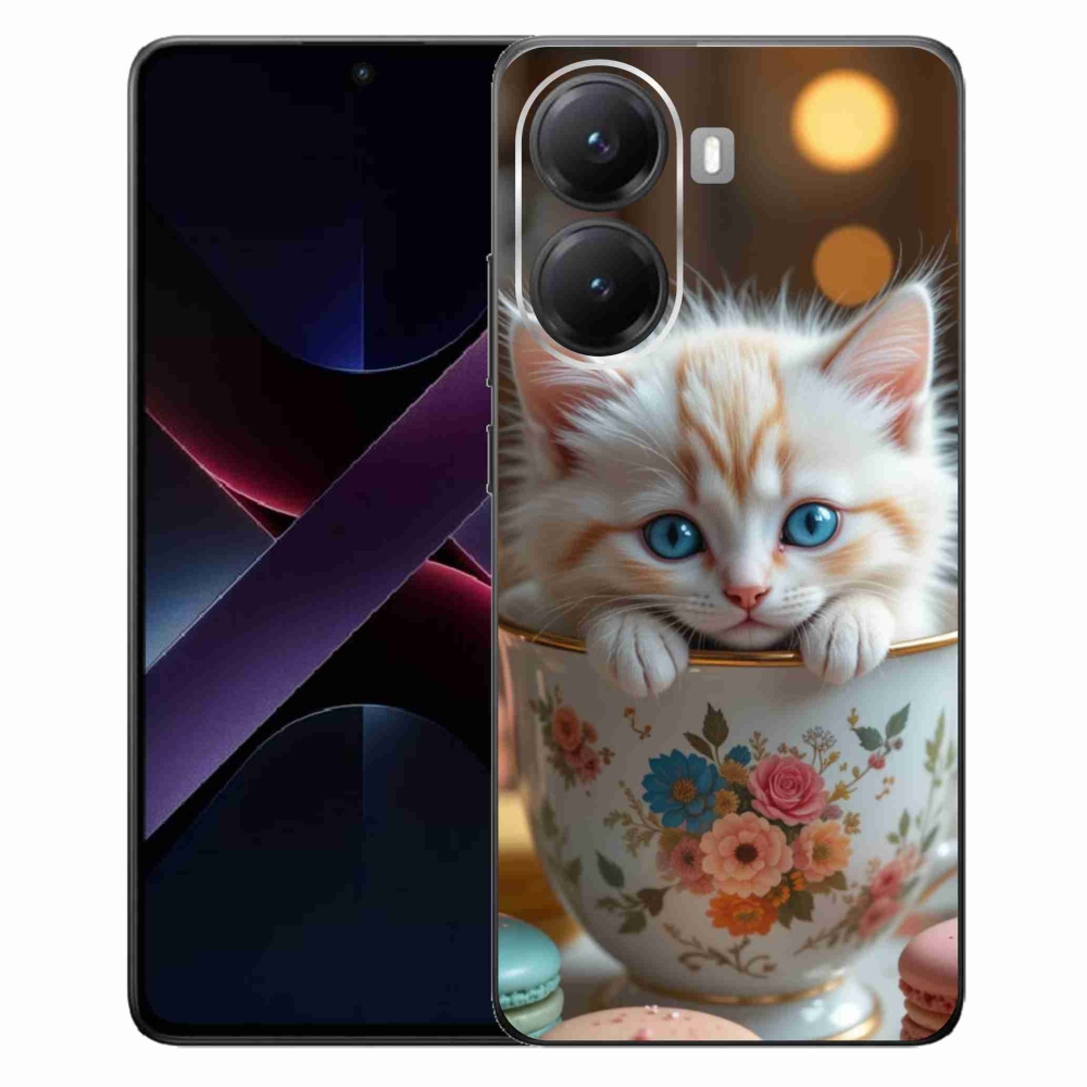 Gélový kryt mmCase na Xiaomi Poco X7 Pro 5G - roztomilé mačiatko 6
