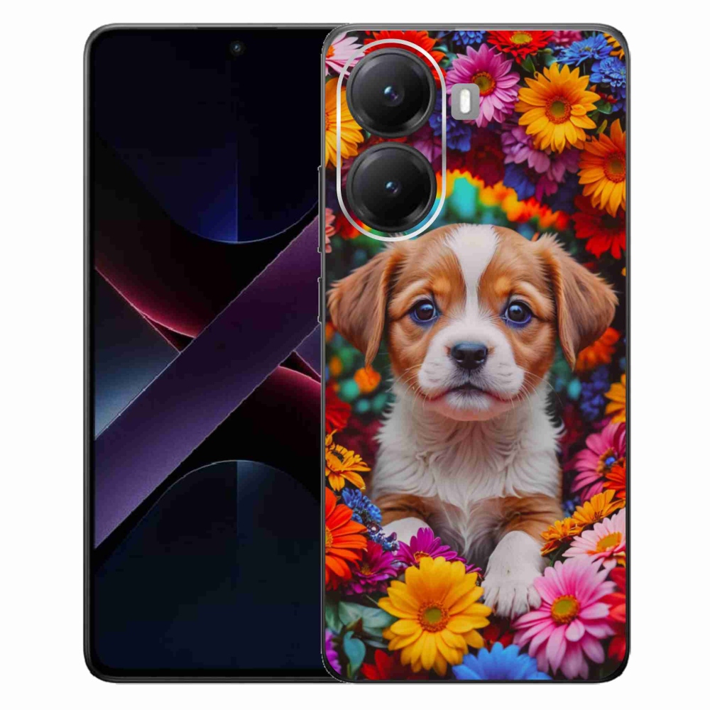 Gélový kryt mmCase na Xiaomi Poco X7 Pro 5G - roztomilé šteňa