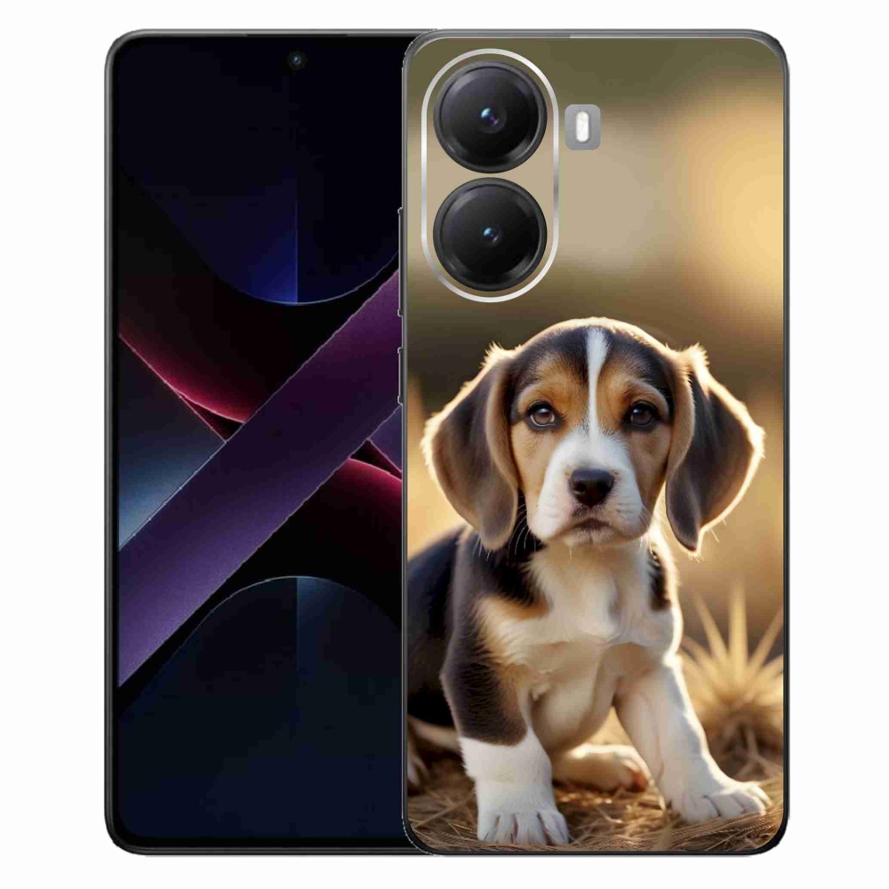 Gélový kryt mmCase na Xiaomi Poco X7 Pro 5G - roztomilý bígl