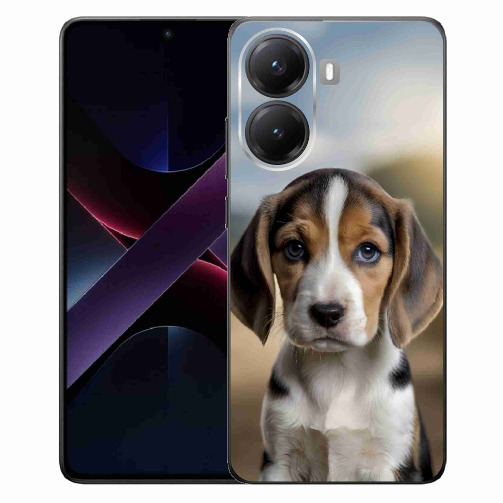 Gélový kryt mmCase na Xiaomi Poco X7 Pro 5G - roztomilý bígl