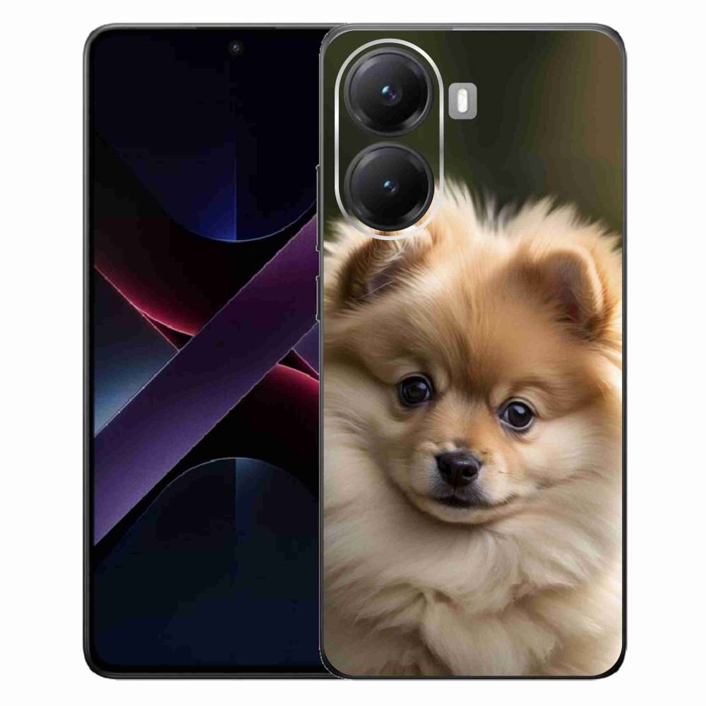 Gélový kryt mmCase na Xiaomi Poco X7 Pro 5G - roztomilý pomeranian 2